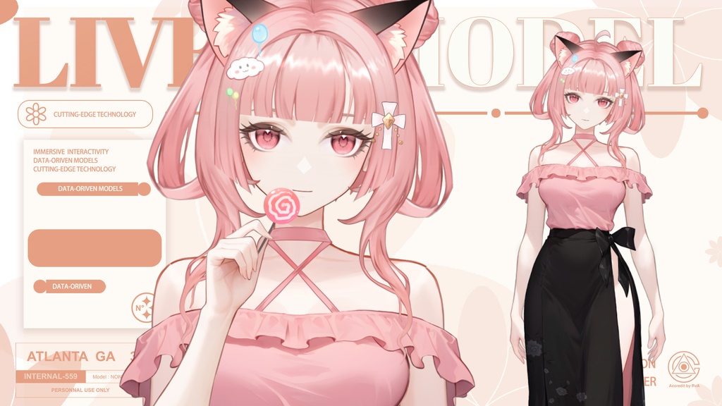 Live2d model: SSR Happy3