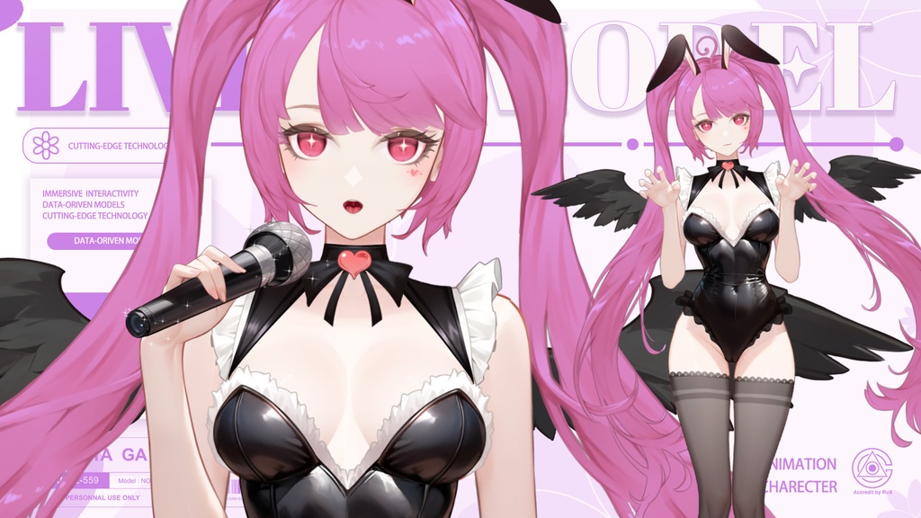 Live2d model: SSR Happy3