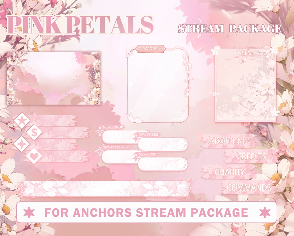 ピンクのHappy背景素材バッグ