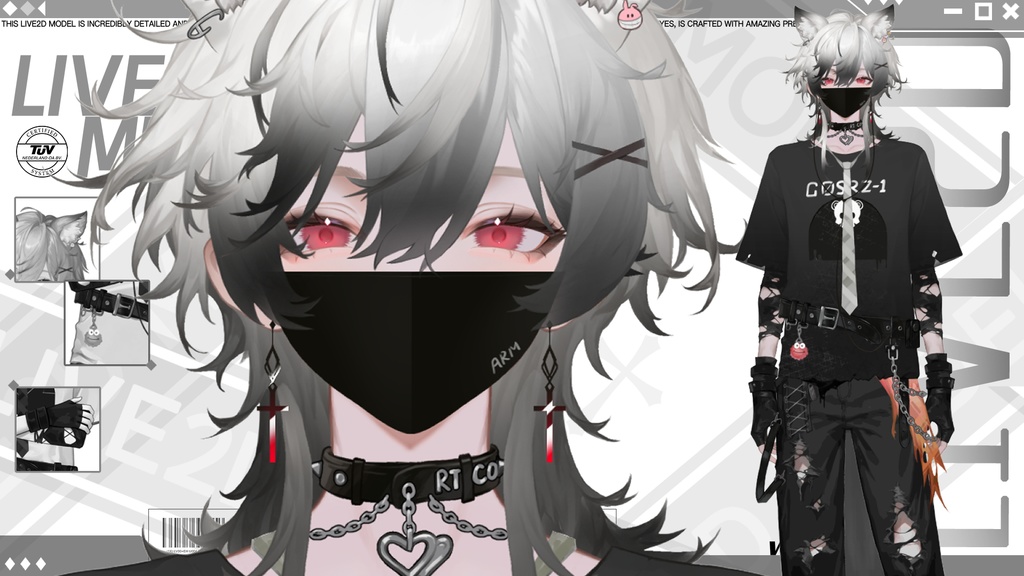 ライブ2D大量販売モデル:Nex Eli