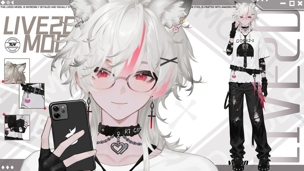 ライブ2D大量販売モデル：Nex Eli