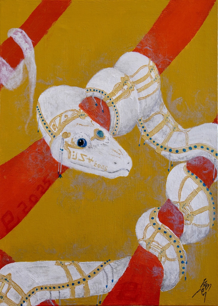 [原画]　生まれ変わった白蛇