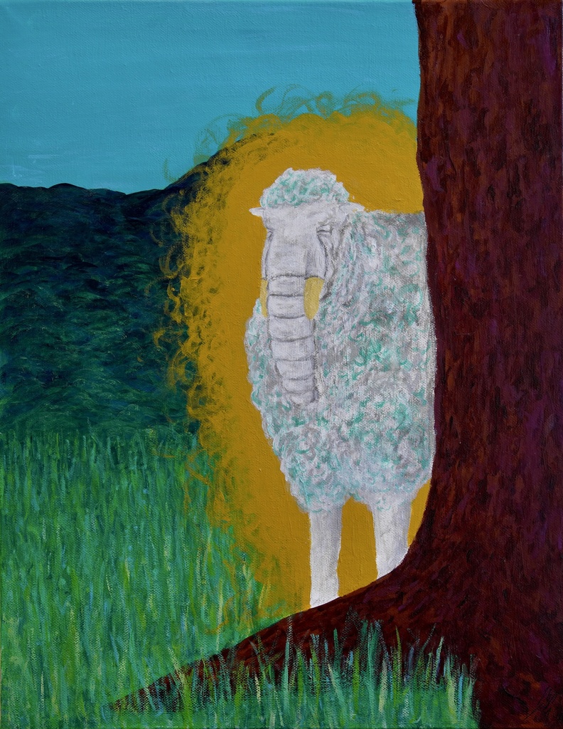 [原画]　歩守-白綿象-