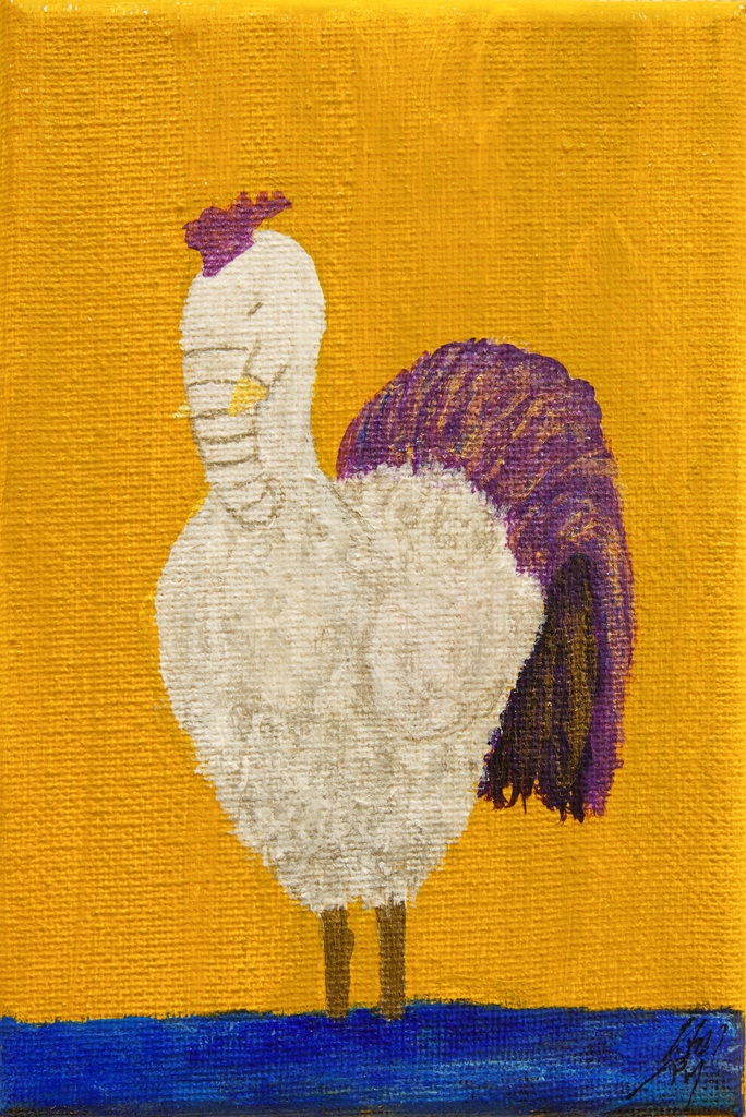 【ミニ原画】瑞鶏(ずいけい)