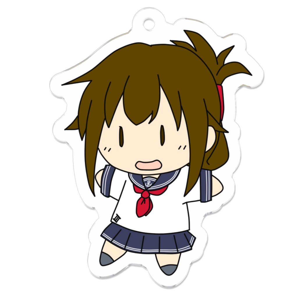 ぬいぐるみ風電アクリルキーホルダー
