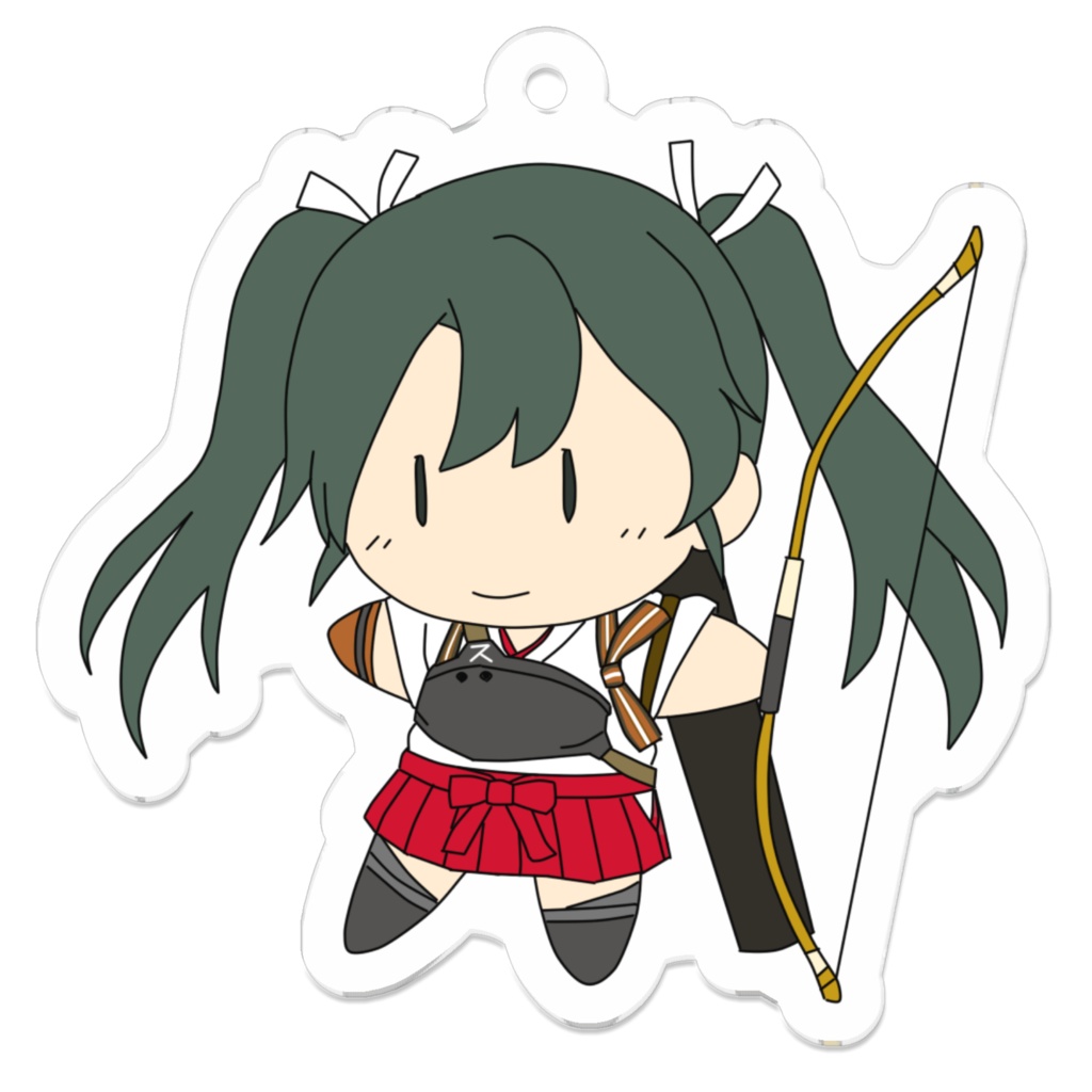 ぬいぐるみ風瑞鶴アクリルキーホルダー