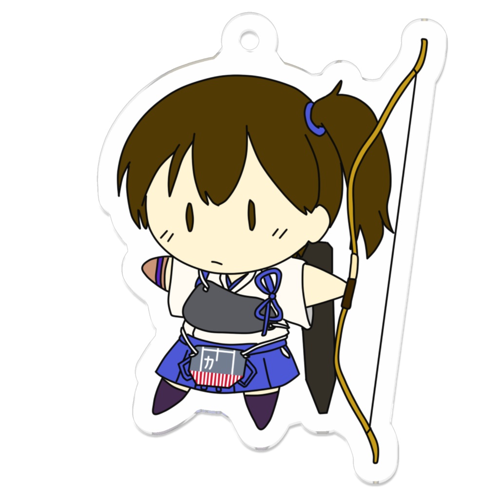 ぬいぐるみ風加賀アクリルキーホルダー