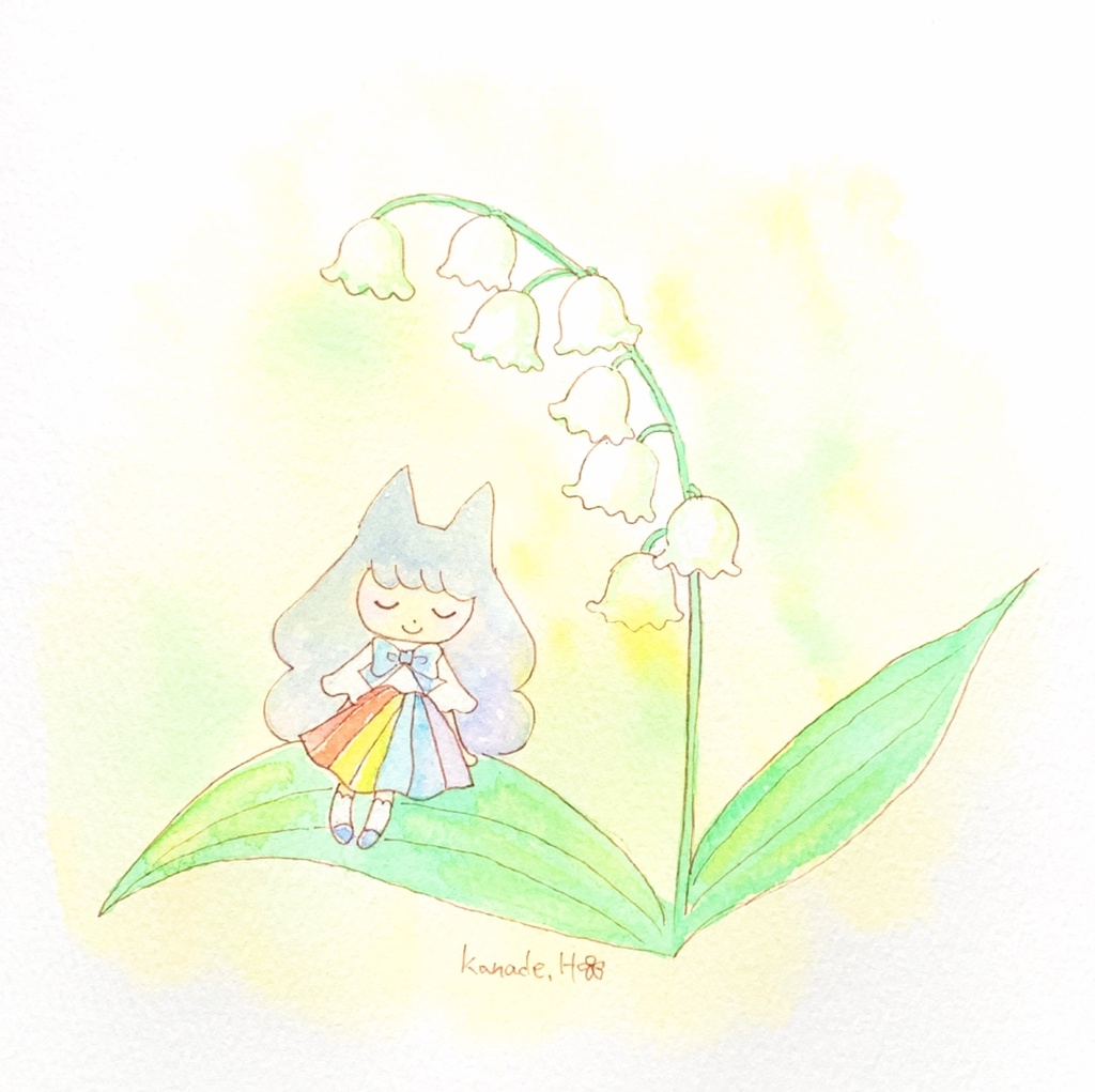 【額入り原画】すずらん/ナナ