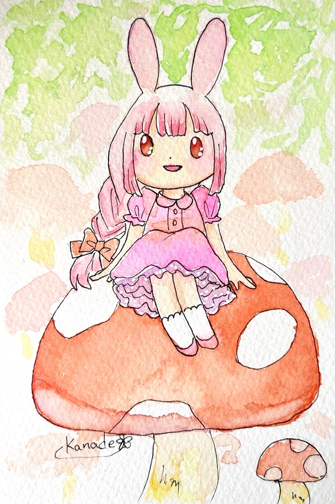 【額入り原画】ひと休み