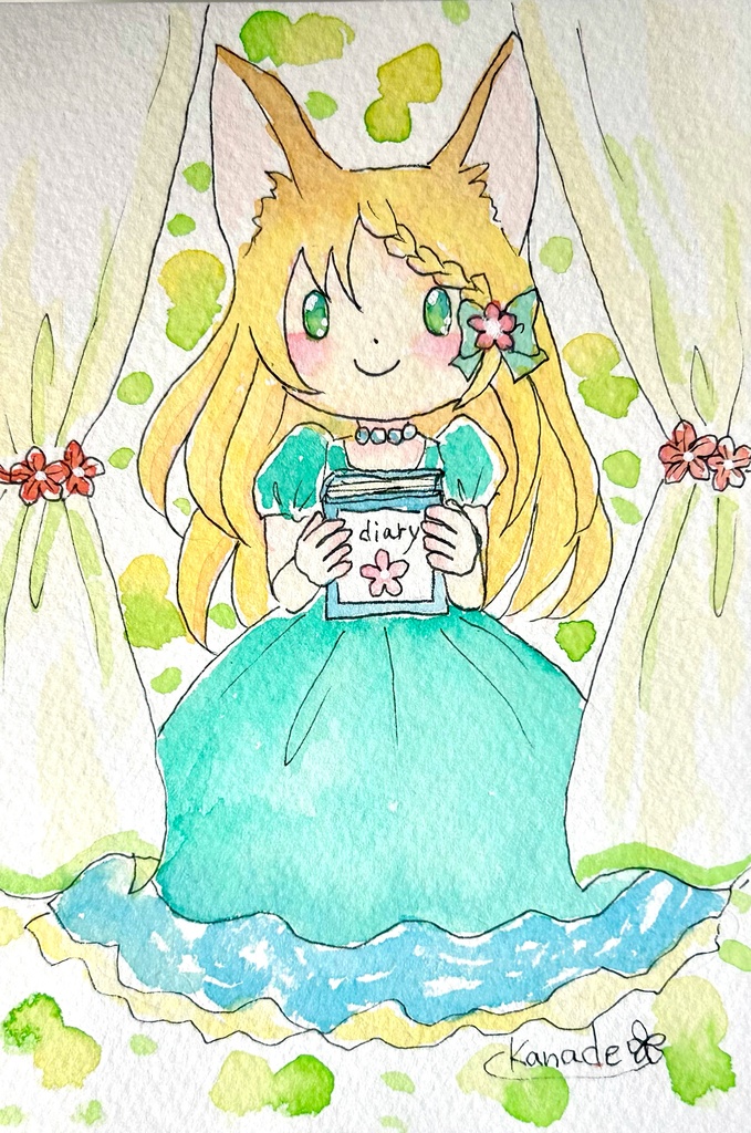 【額入り原画】日記帳