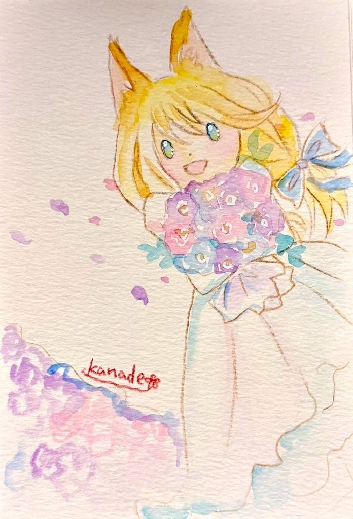 【ドローイング】花束