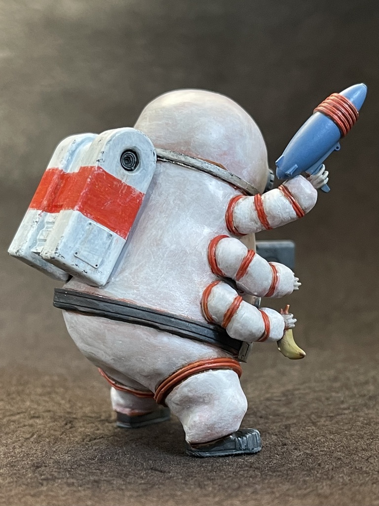 スペースクマムー 未塗装3Dプリンター出力品