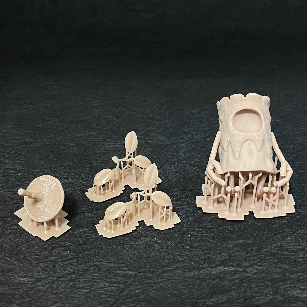 トレント幼体 未塗装3Dプリンター出力品