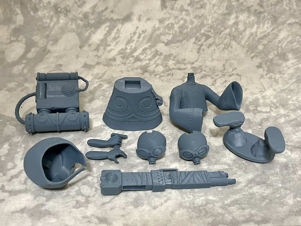 ジョーモンハンター 未塗装未組立3Dプリンター出力品