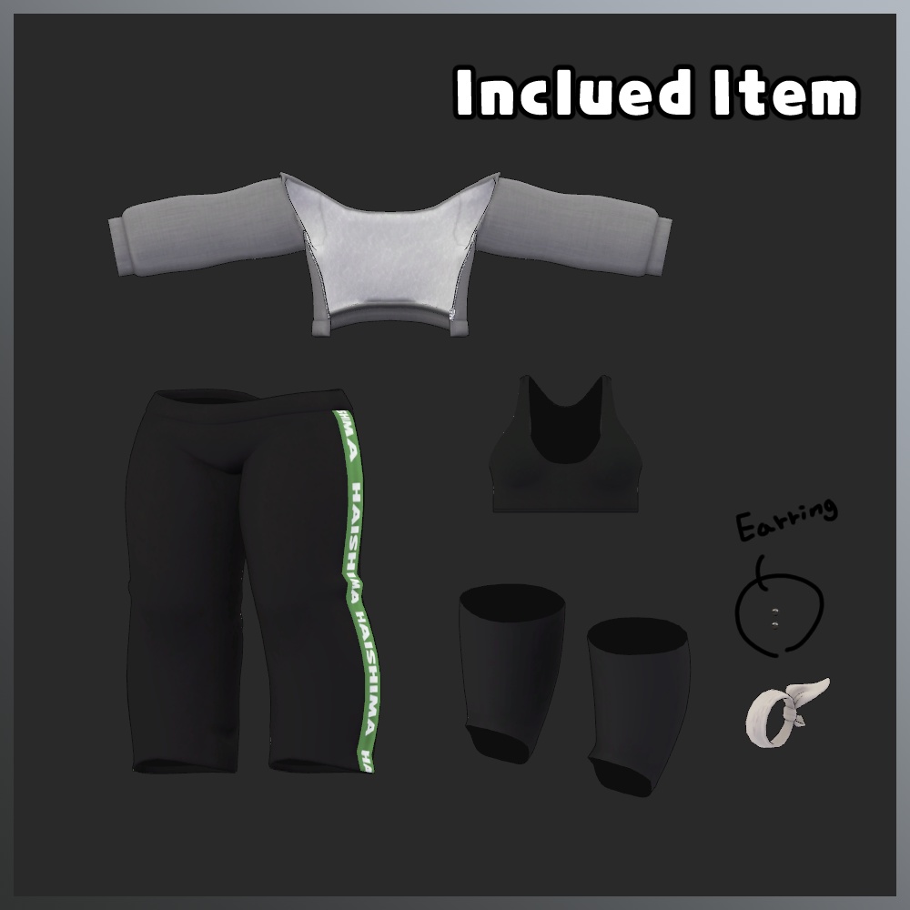 【灰島専用衣装】トレーニングウエア / SportsWear