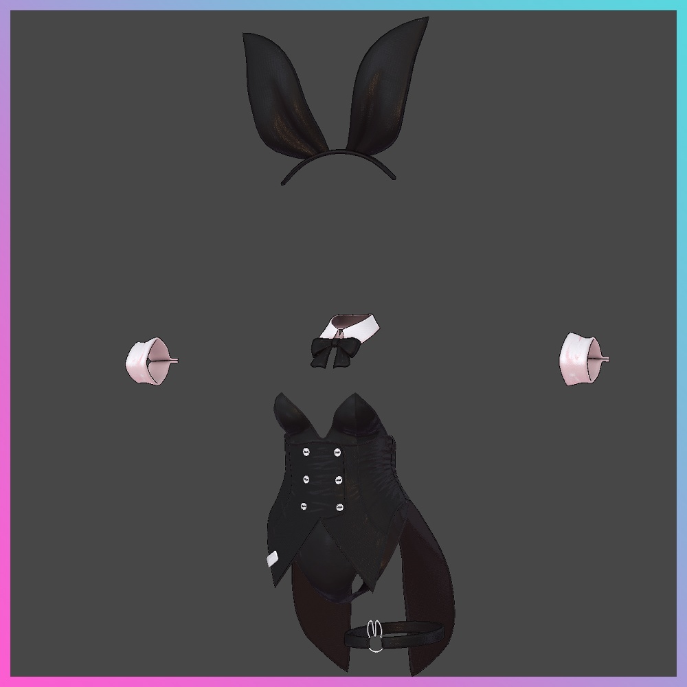 【酒井シホ -Sakai Shiho- 専用衣装】シホちゃんバニー服 / ShihoBunny