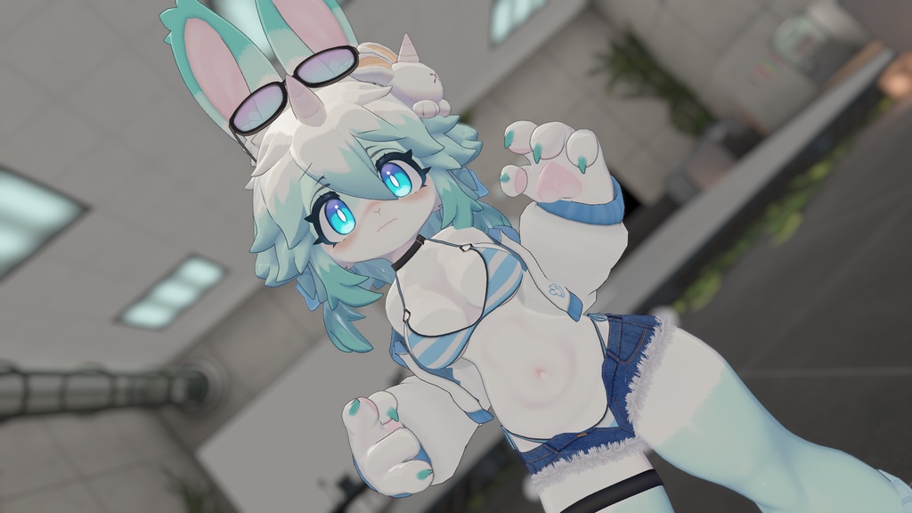 【 SummerFlare 】ケモノ3アバタ 対応. 【酒井シホ -Sakai Shiho- + フェティーニャ -Fetinja-】+【Alumy -アルミィ-】