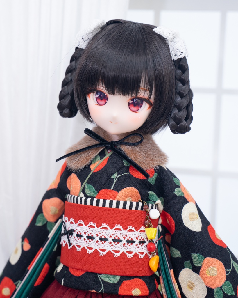 1/4ドール用ファーティペット(ブラウン)