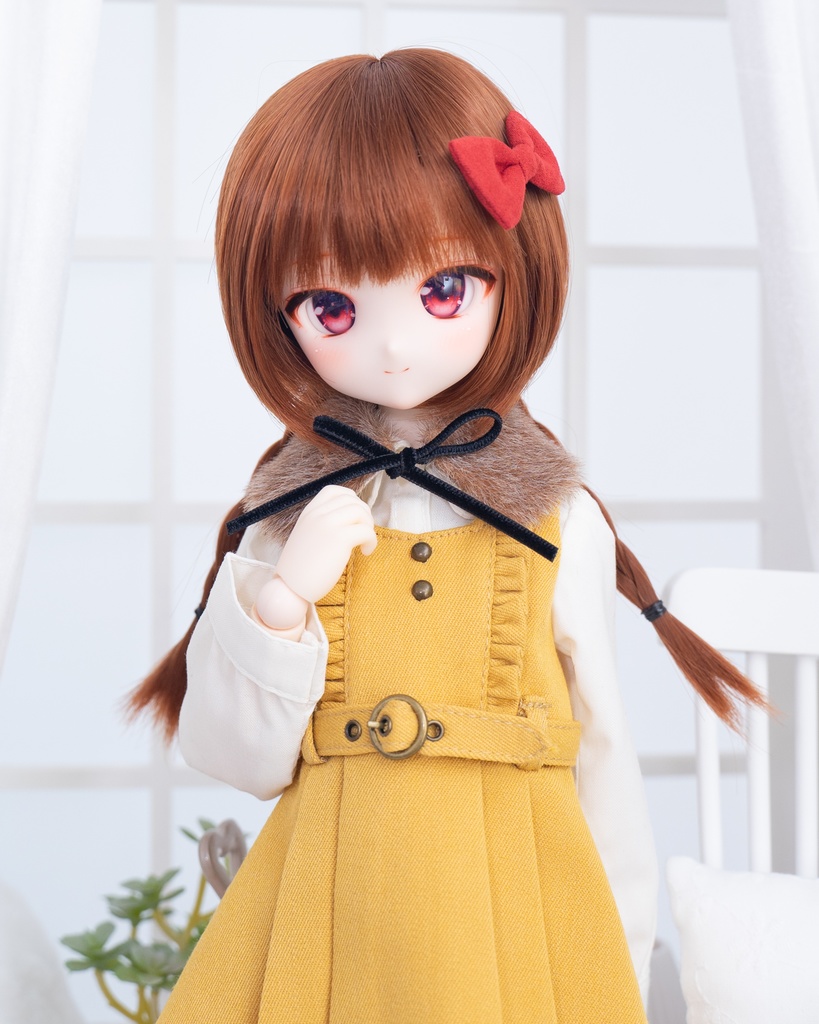 1/4ドール用ファーティペット(ブラウン)