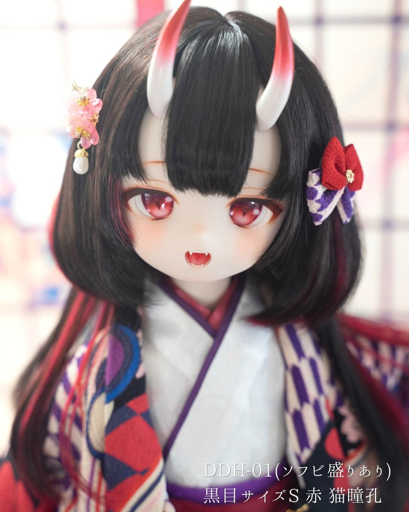 20mmドールアイ『風鈴』黒目サイズS