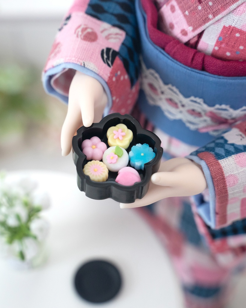 ドール用 練り切り和菓子 六種セット