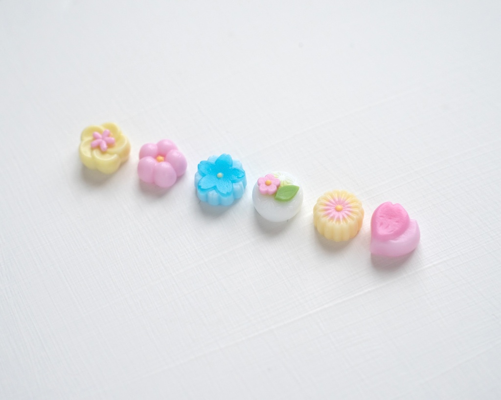 ドール用 練り切り和菓子 六種セット