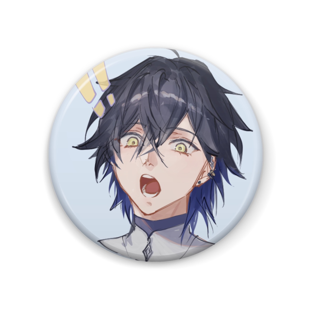 月夜いぶき スチール缶バッチ【B】