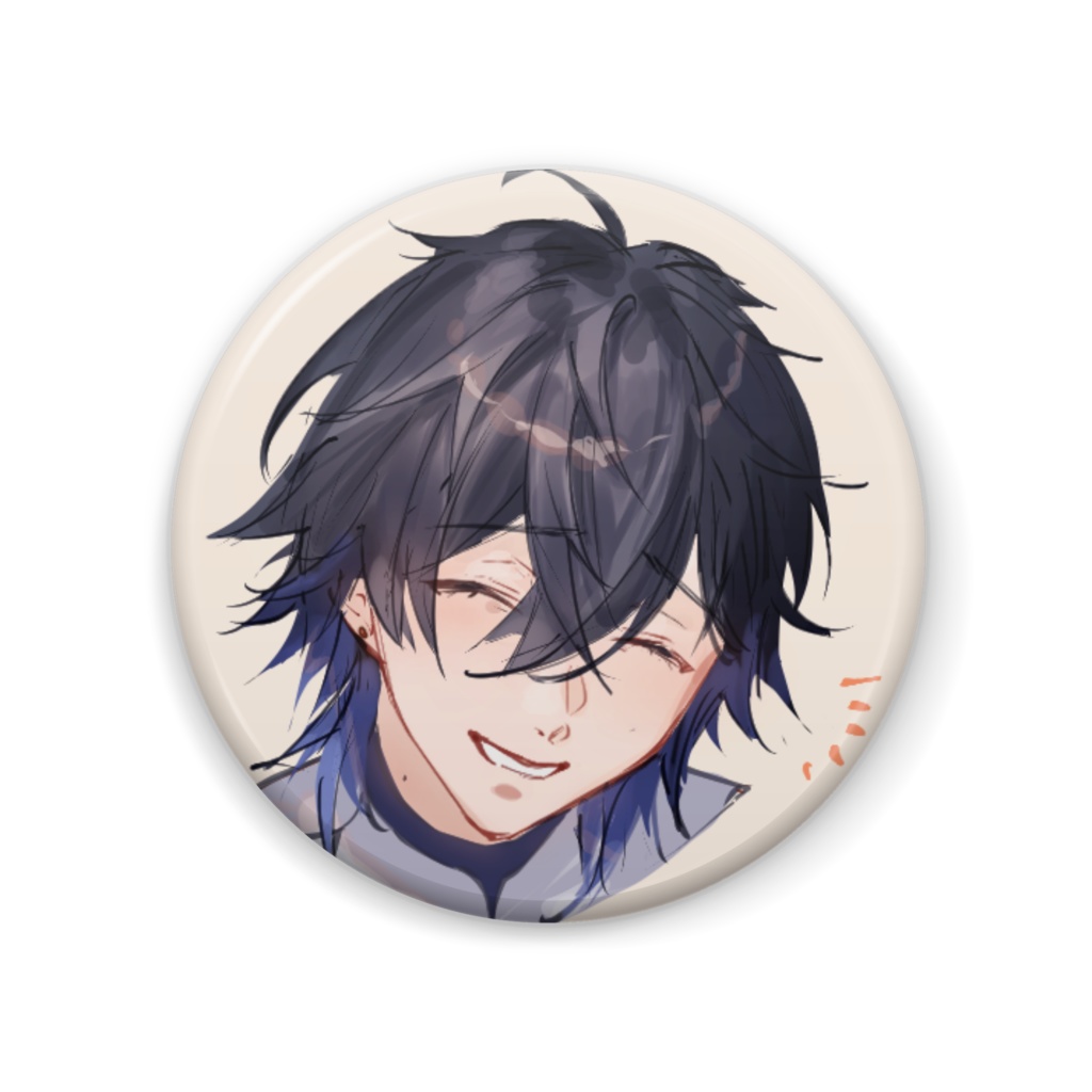 月夜いぶき スチール缶バッチ【C】