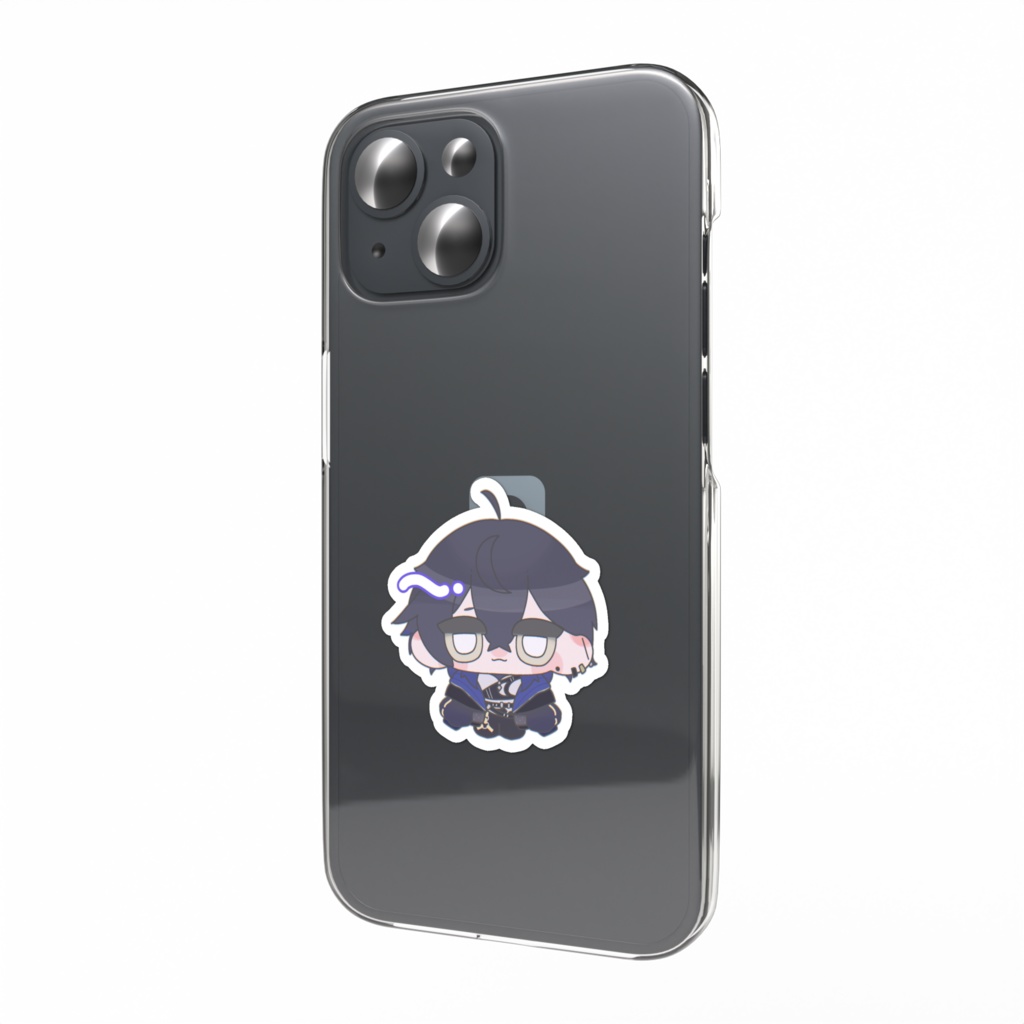 月夜いぶき スマホステッカー 【ゆるきゃら】