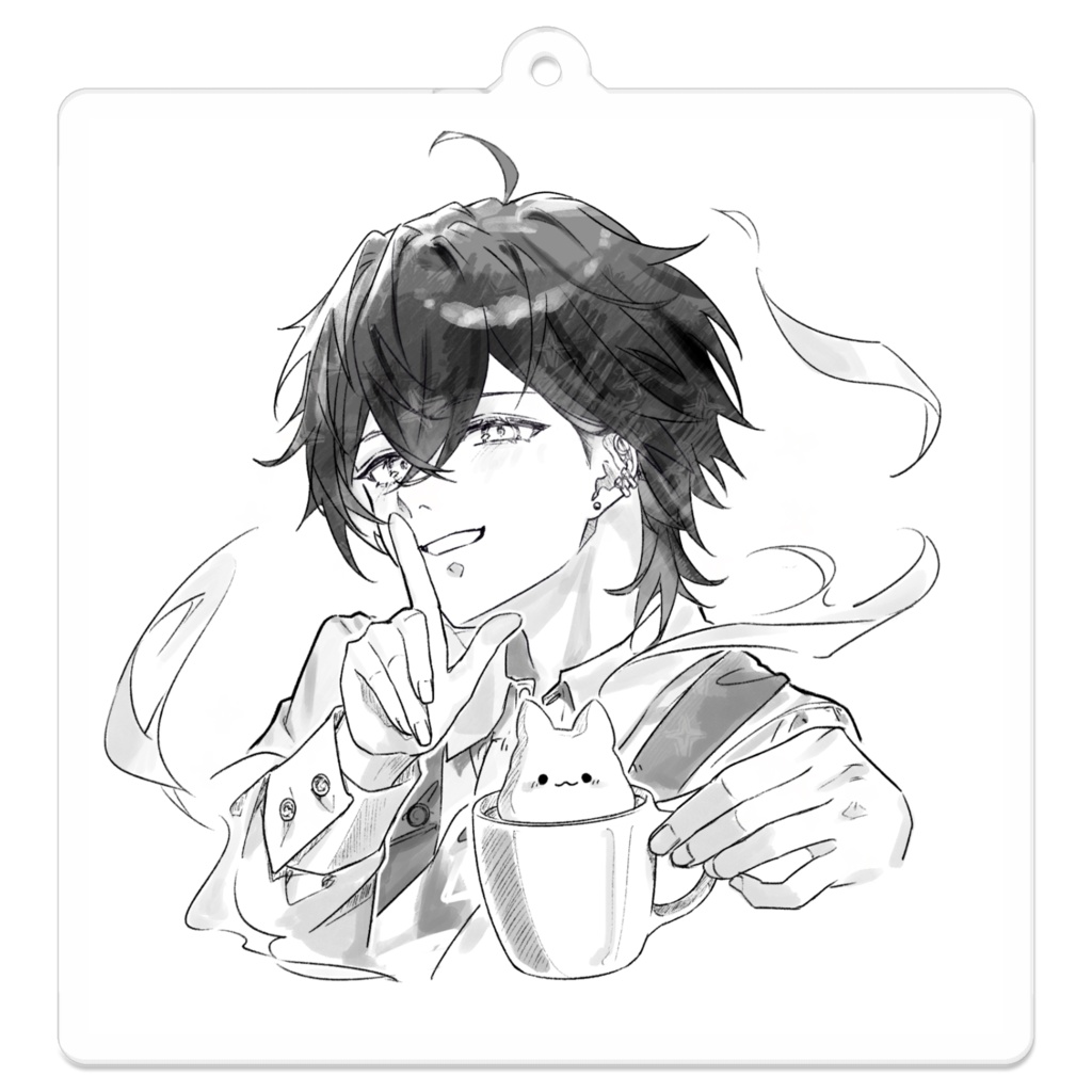 月夜いぶき アクリルキーホルダー【D】