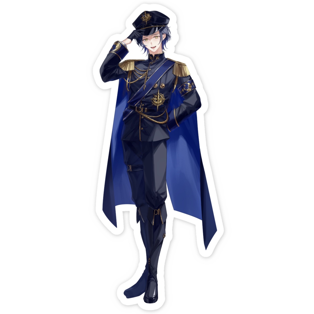 月夜いぶき スマホステッカー【B-1】