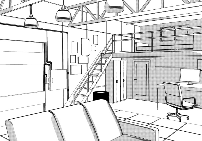 【3D素材】クロスの部屋【アノニマス・コード】