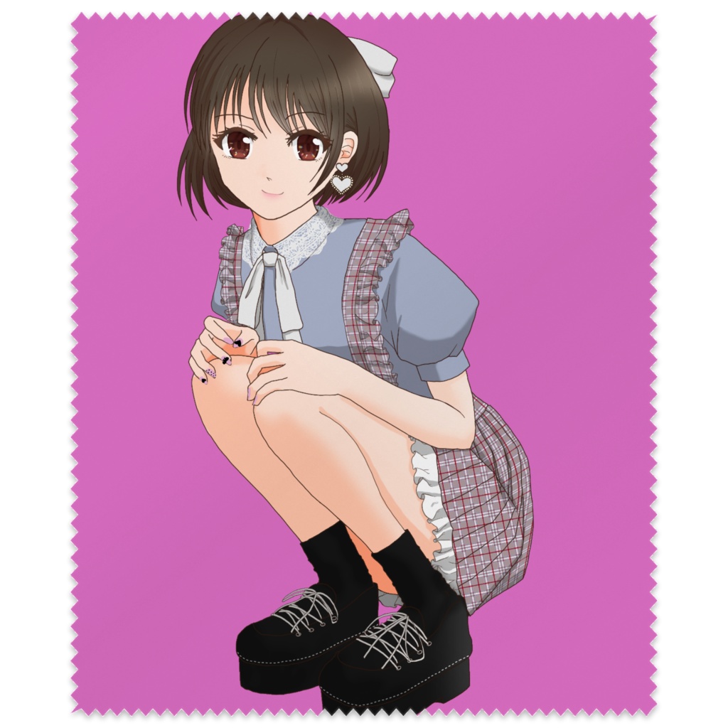 地雷系シリーズ　鈴凛　メガネ拭き