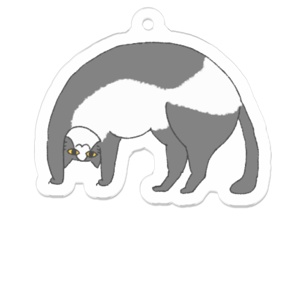 【地中ねこ】アクリルキーホルダー①