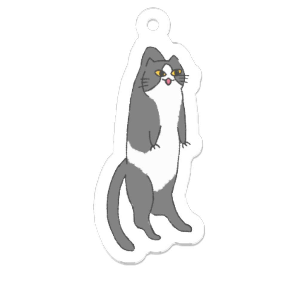 【地中ねこ】 アクリルキーホルダー②