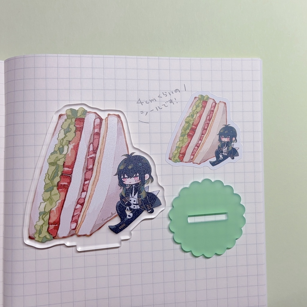 【ひとくちご褒美】アクスタ+シールセット