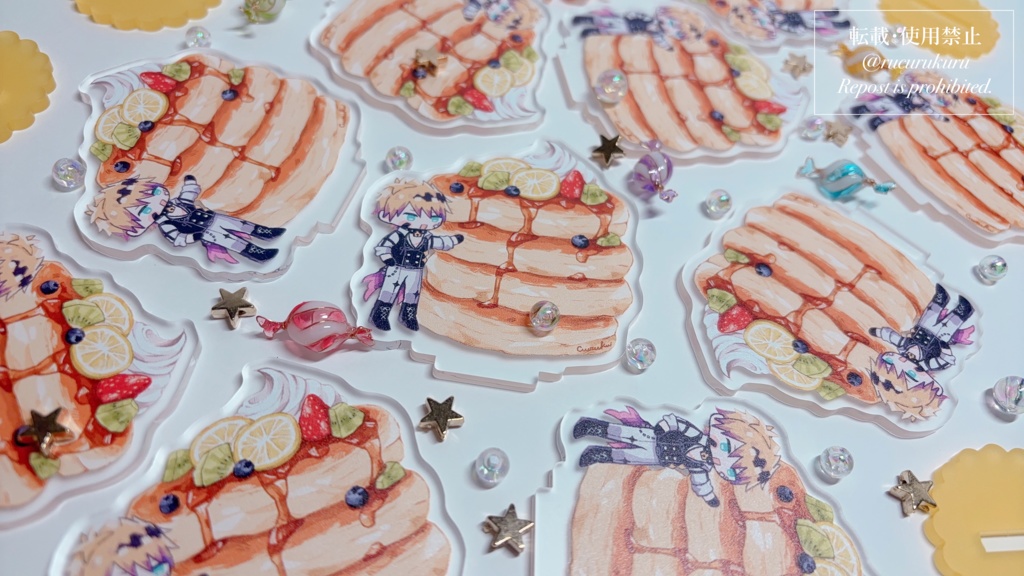 【ひとくちご褒美】アクスタ+シールセット