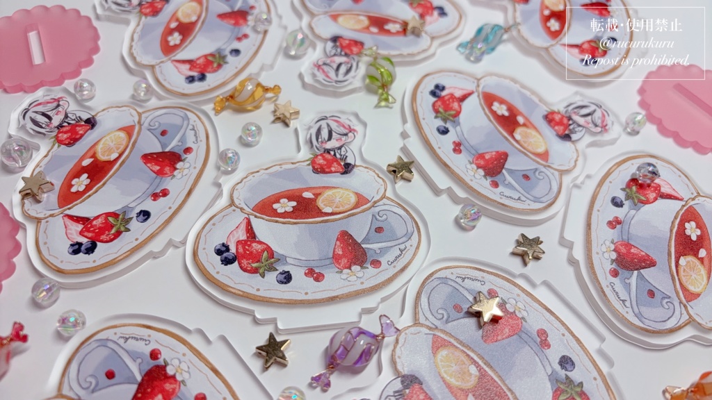 【ひとくちご褒美】アクスタ+シールセット