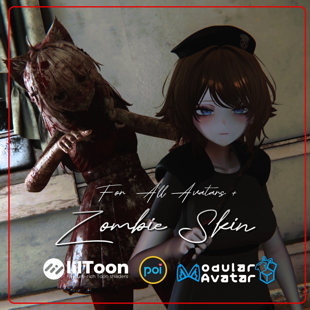 ZombieSkin - 超リアル生ける屍 - ゾンビテクスチャ 【汎用版アリ】