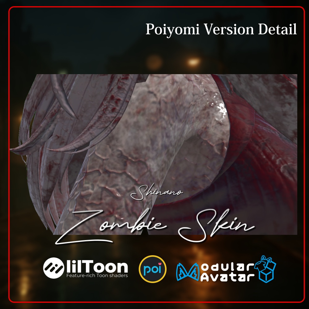 ZombieSkin - 超リアル生ける屍 - ゾンビテクスチャ 【汎用版アリ】