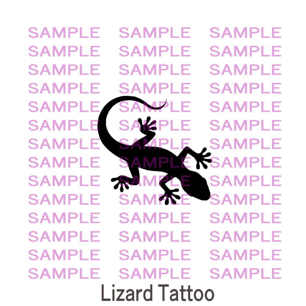 【VRC】Lizard Tattoo-トカゲのタトゥー