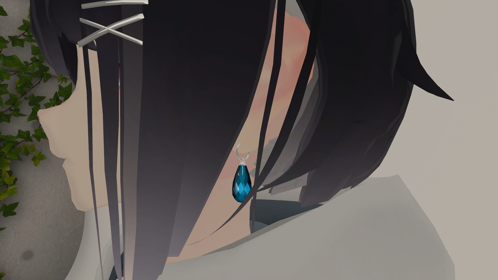 【無料】【アングラの子4.0対応】雫のピアス