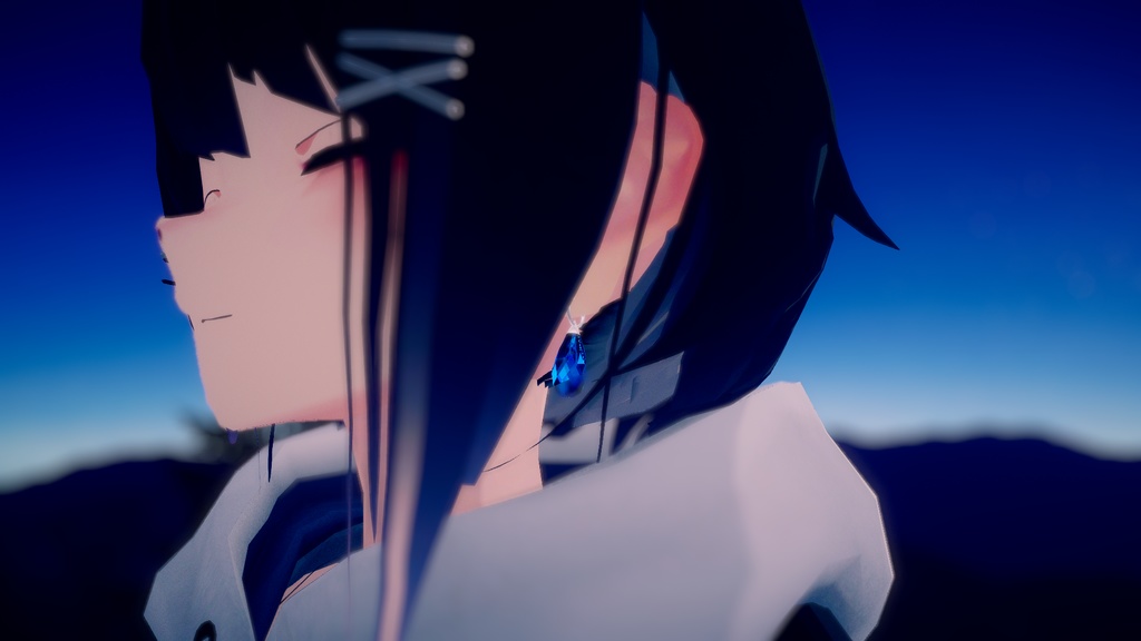 【無料】【アングラの子4.0対応】雫のピアス