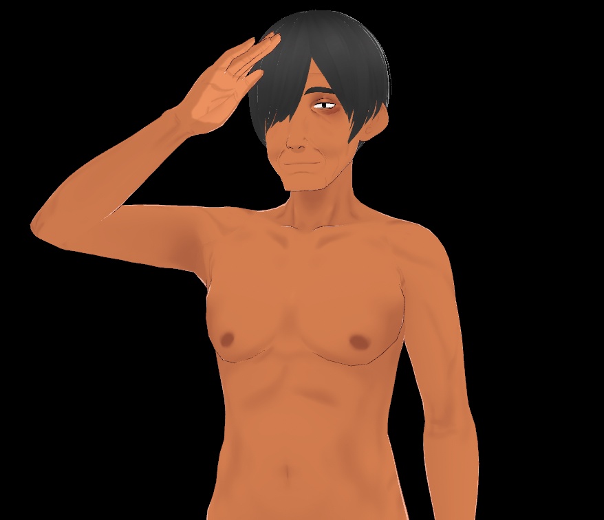 【Free / 無料】Ojisan Skin Textures / おじさんの肌テクスチャ【VRoid】