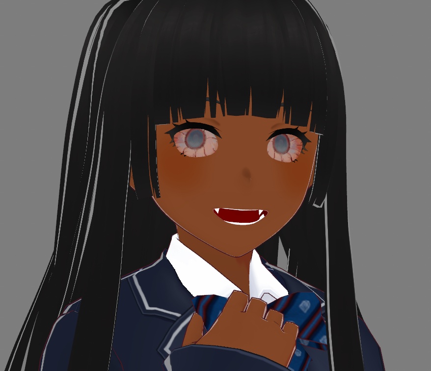 【Free / 無料】Dark Bloodshot Eyes / 黒い血眼 【VRoid】