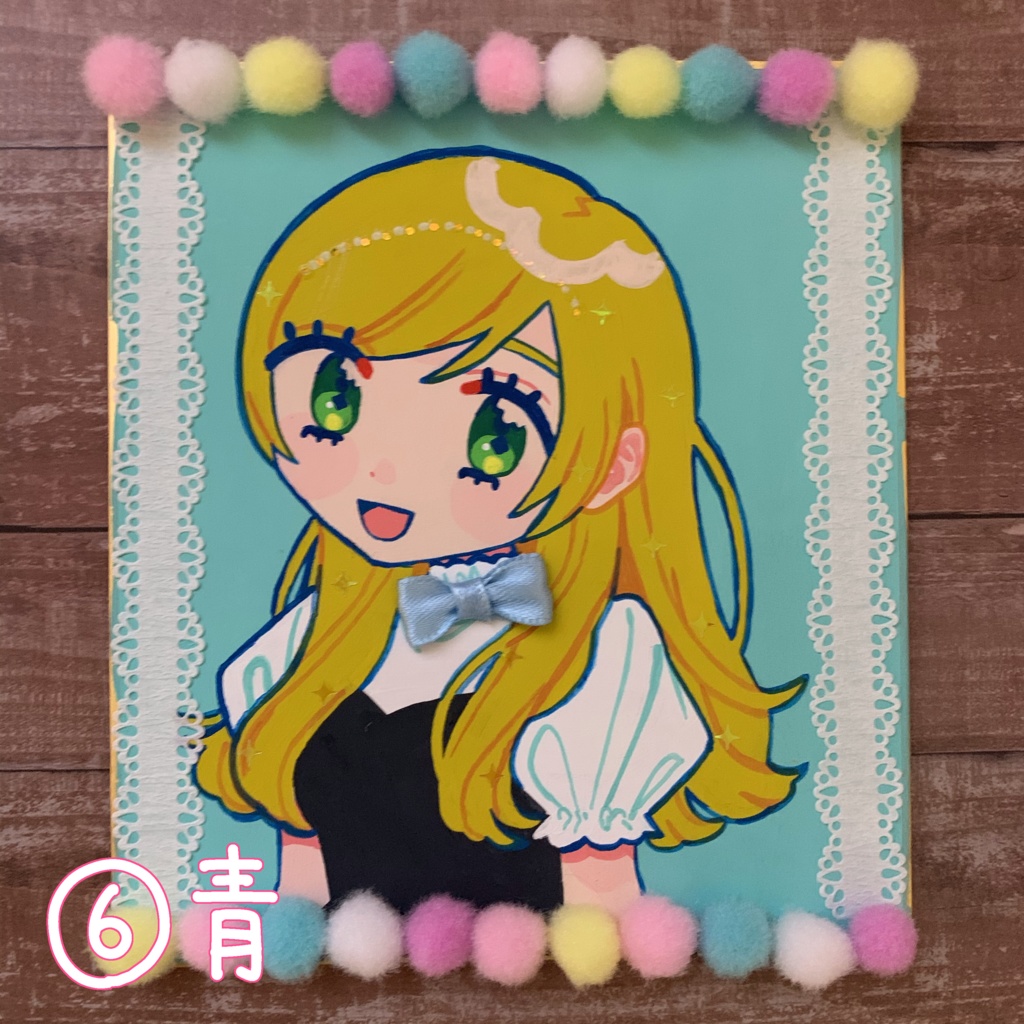 【原画】リボンガールズ【色紙】