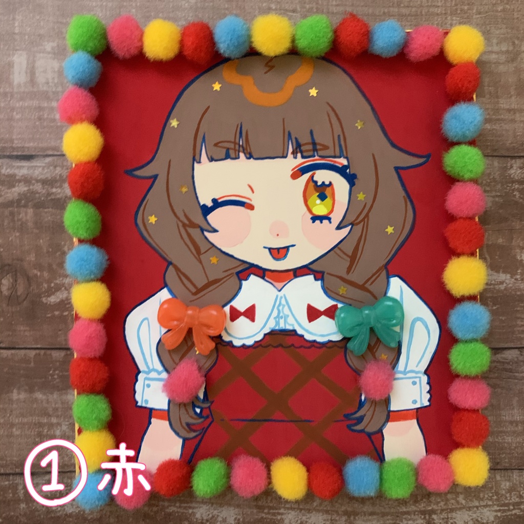 【原画】リボンガールズ【色紙】