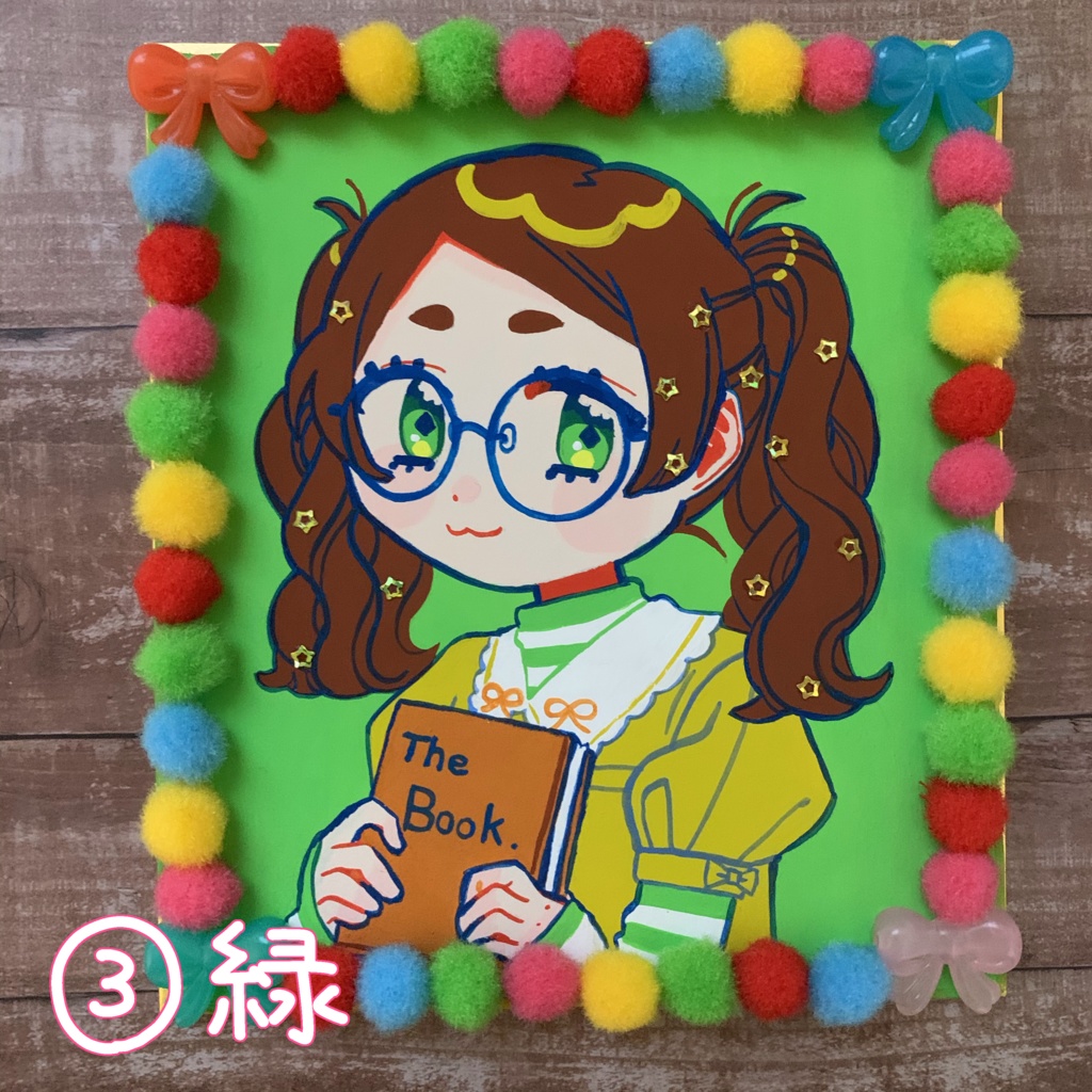 【原画】リボンガールズ【色紙】