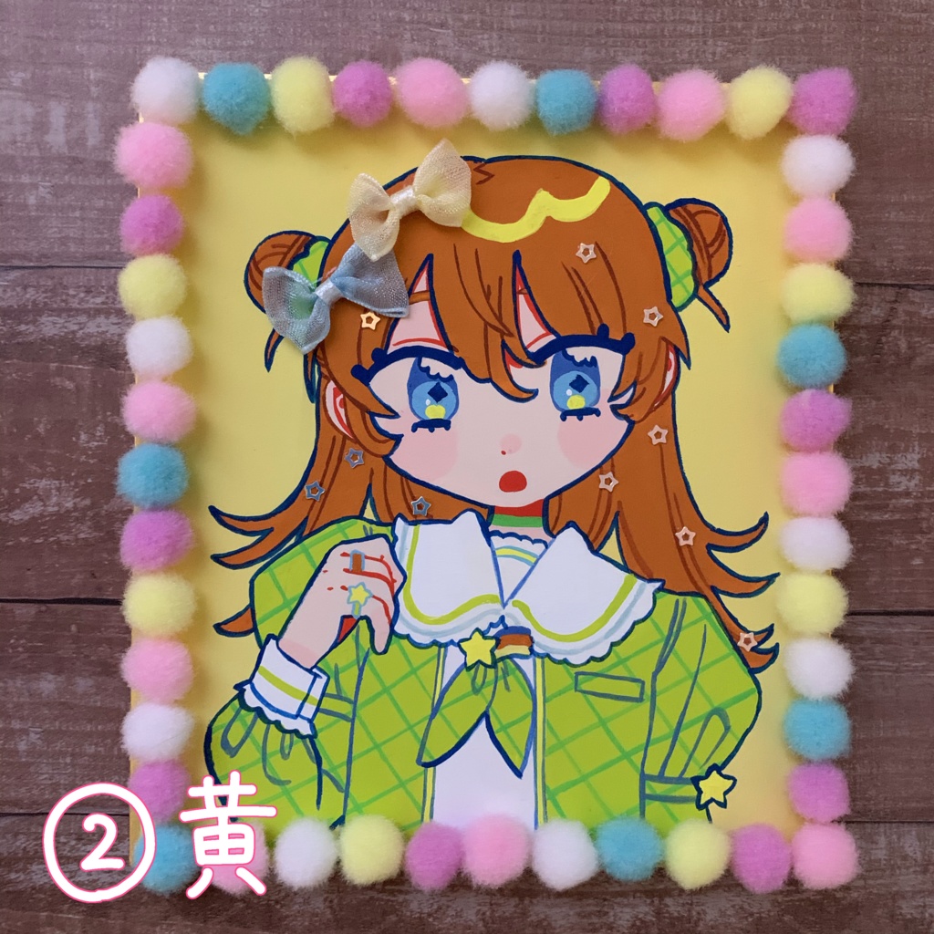 【原画】リボンガールズ【色紙】