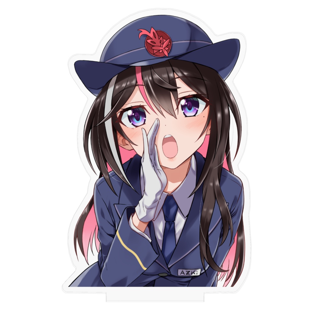 AZKi TRAIN CREW Ver. アクリルフィギュア